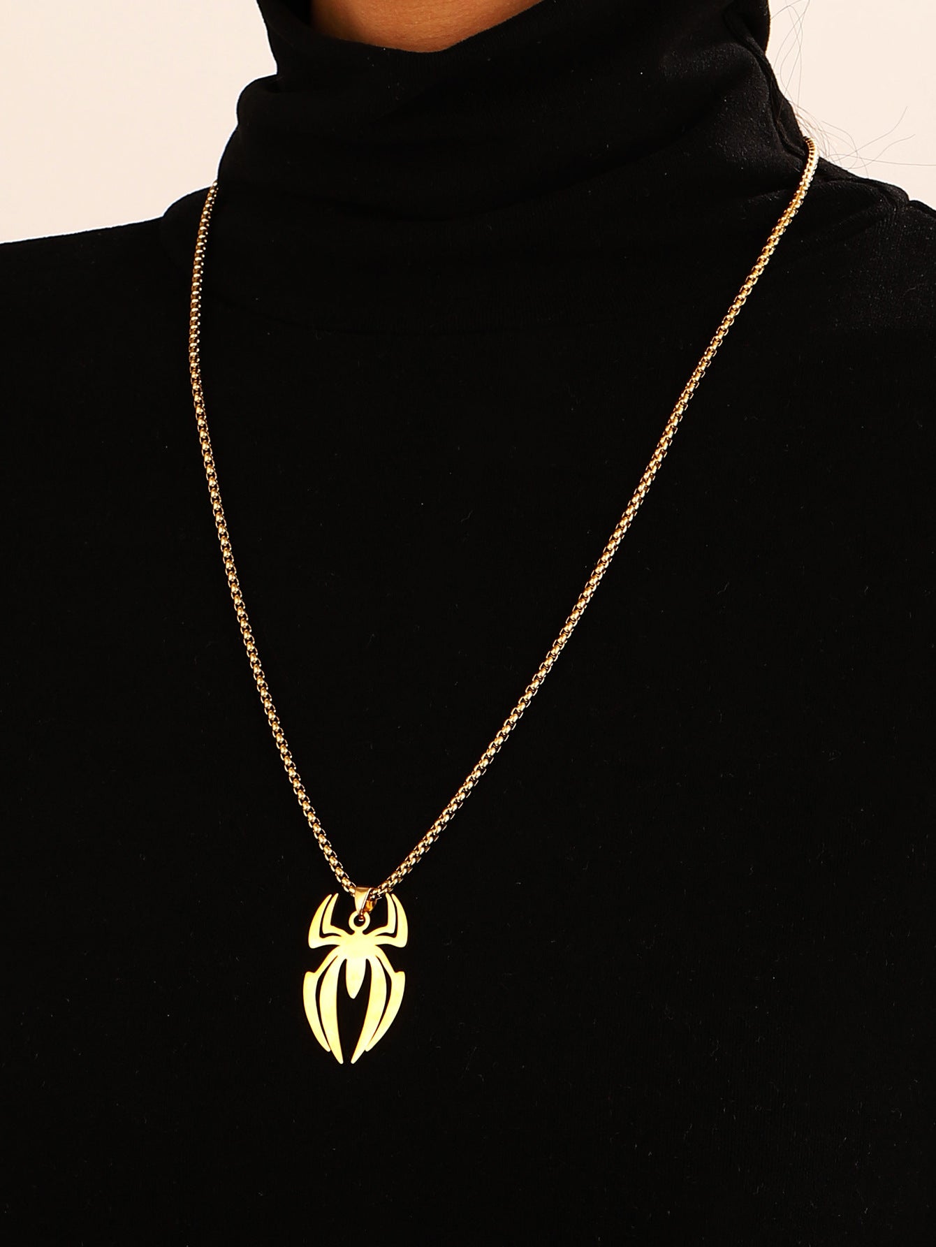 Wholesale Gothic Dark Necklace Distinctive Long  Clavicle Chain  Woolen Chain